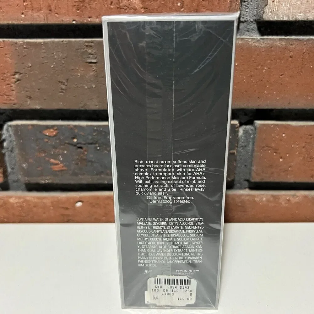 Technique Pour Homme Vintage Chanel High Performance Shave Formula 4.5oz Sealed